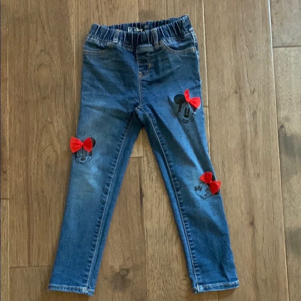 Gap kids Disney Blue Kids Jeans with Red Minnie Bows